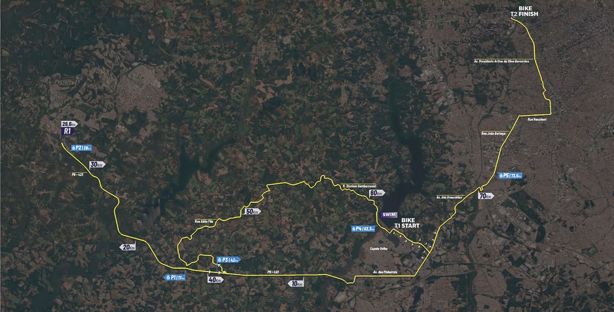 IRONMAN 70.3 Curitiba-Paraná altera percurso de ciclismo