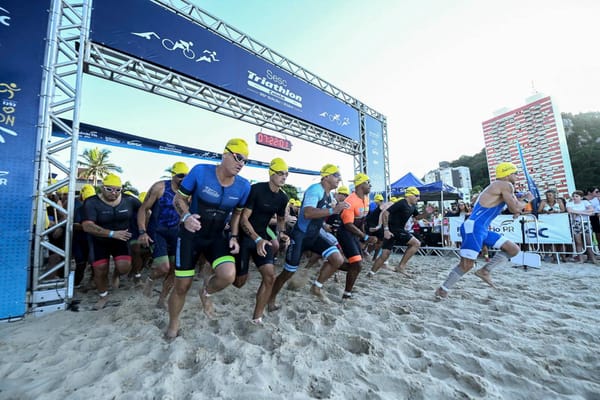 Pâmella Oliveira e Danilo Pimentel vencem o Sesc Triathlon Caiobá